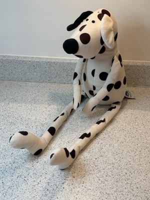SELTEN Jellycat - Ditsie Dalmatiner - großes Plüschtier Stofftier 20 Zoll mittelgroßer Hund Welpe im Ruhestand