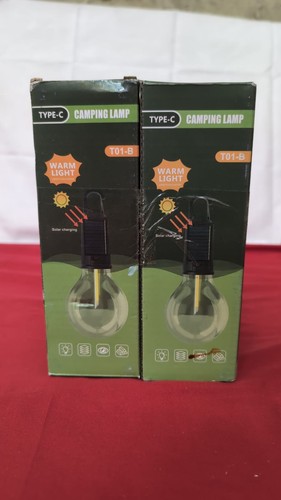 Luz de Camping Recargable, Linterna Solar de Camping con Gancho Colgante, LED Camping - Imagen 3 de 3