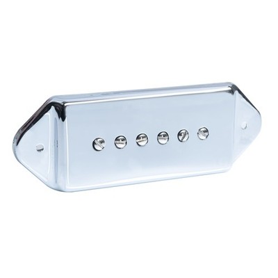 Roswell Pickups P90D-CR-N /P Dog-Ear P-90 Tonabnehmer Neck Chrom Cover - P90