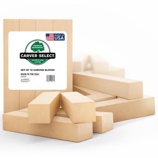 Basswood Carving Blocks Set of 16 Wood Carving Kit with Premium Bass Blo
