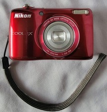 Nikon Coolpix L26 16.0MP Digital Camera Red For Parts Repair Read Description