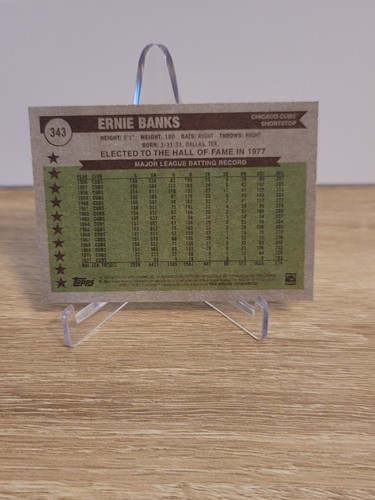 2025 Topps Heritage Ernie Banks All Time All Stars Chicago Cubs 343 - 第 2/2 張圖片