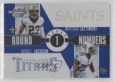 2017 Contenders Optic Blue Prizm 9/25 Adoree' Jackson Marshon Lattimore z7h