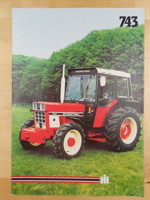 International Harvester 743 Prospekt 1980 Deutscher Prospekt Katalog IH743 IH