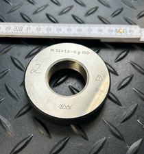 LMW Gewindelehrring M 34 x 1,5 - 6g ISO Gut Gewinde Lehrring Feingewinde