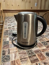 BLACK+DECKER Stainless Steel Electric Kettle with Water Window