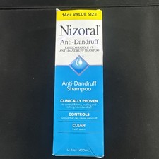 Nizoral Anti-Dandruff Shampoo Cleans Controls Fresh Scent 14 fl oz Exp. 10/27