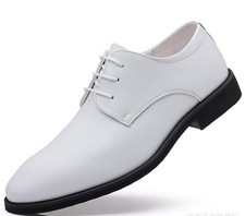 Mens Casual Dress Formal Business Oxfords Faux Leather Lace Up Shoes Spring Fall
