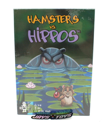 Hamsters Vs Hippos Board Game Tin Robot Games Factory Sealed