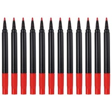 Chalk Board Marker Pens, 12 Pcs Liquid Chalk Markers Erasable, Bright Red