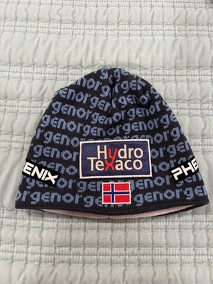 Vintage Phenix Norway Alpine Ski Team Beanie Hat One Size Norway Flag Norge