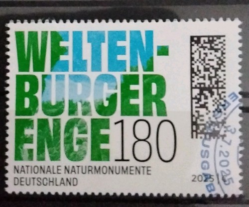 Briefmarken, Bund, 2025, Mi. 3915, Welterburger Enge, Est Bonn, gestempelt
