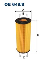 ÖLfilter Filtron OE 649/8 Filtereinsatz FüR BMW E46 E61 X3 E90 E92 X5 E60 X6 E91