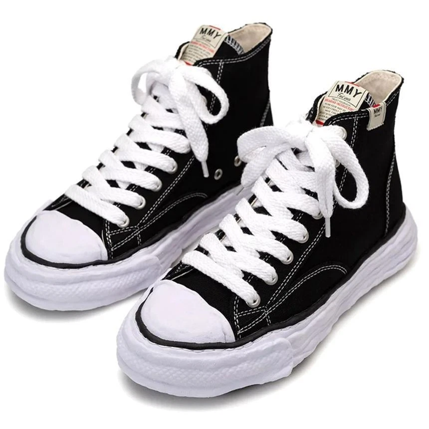 Sneakers alte Maison Mihara Yasuhiro Peterson OG Sol in tela nere A11FW701