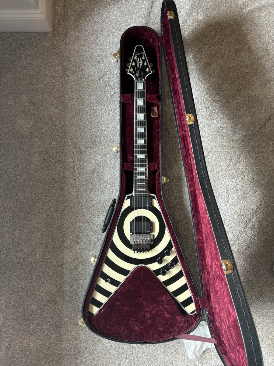 Gibson Zakk Wylde Custom Flying V 2007 Bullseye | eBay