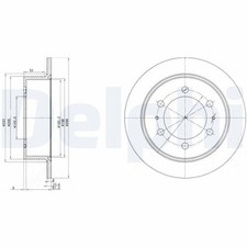 Disque de frein Ssangyong KORANDO