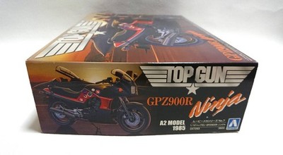 Aoshima 1/12 Kawasaki GPZ900R Ninja TOP GUN Movie Mecha Series No