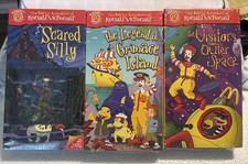 The Wacky Adventures Of Ronald Mcdonald VHS Lot 1-3 Rare Brand new SEALED
