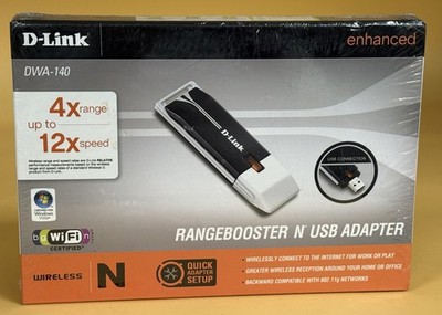 D-Link DWA-140 Wireless RangeBooster N USB Adapter