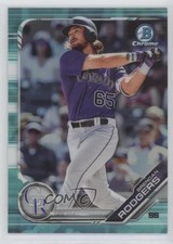 2019 Bowman Chrome Prospects Aqua Refractor 12/125 Brendan Rodgers Rookie RC fm0