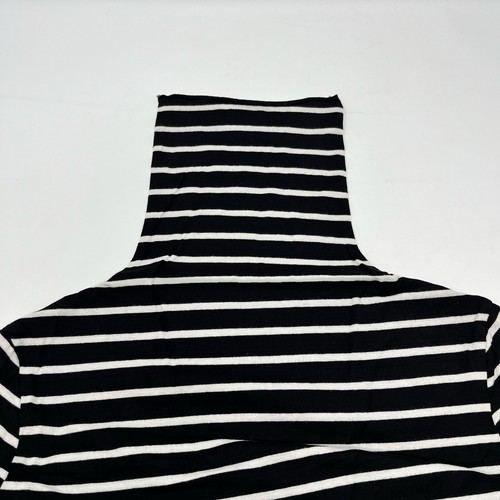 Adriano Goldschmied AG Turtleneck Womens Small Pima Chels Stripe Long Sleeve - Picture 2 of 6