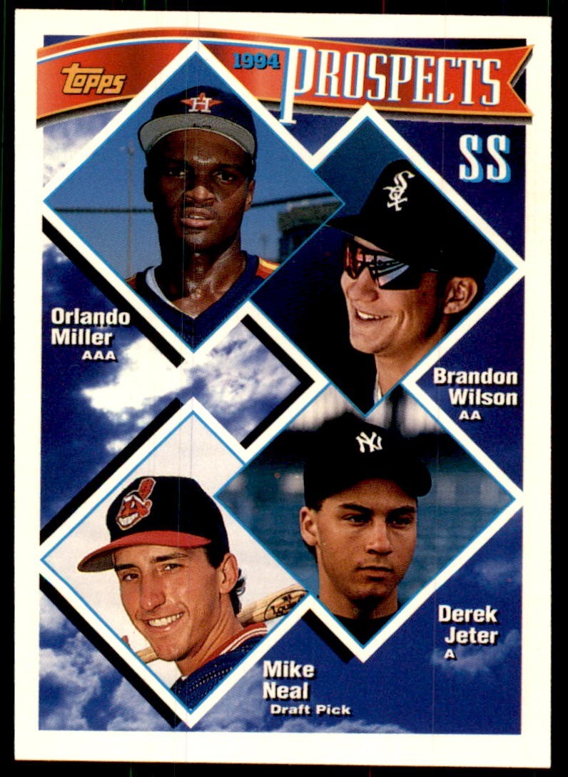 1994 Topps Bilingual #158 SS Prospects Derek Jeter