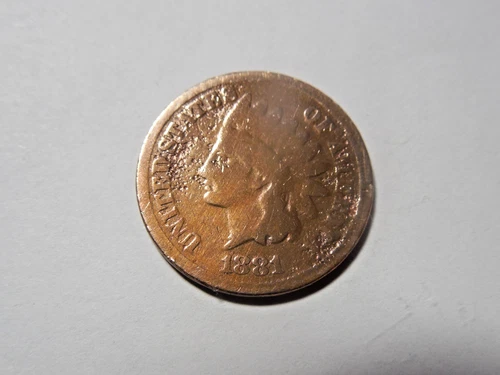 1881 Indian Head Penny in about good condition. But you decide!!!!!