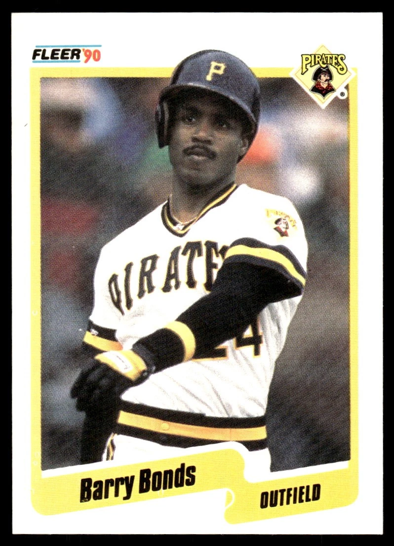 Fleer Barry Bonds 1990 Season Baseball Sports Trading Cards