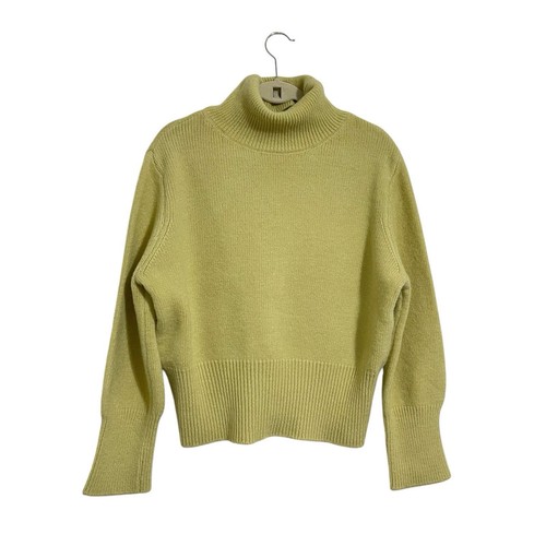 Lemui Korea weicher Woll Rollkragen Pullover Gr. S hellgrün weich Frühling - Bild 10 von 10