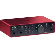 Focusrite Scarlett 2i2 4th Gen USB Audio Interface