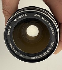 Minolta 35mm f1.8 MC W-Rokkor-HH fast manual focus Wide-angle lens - Nice Ex