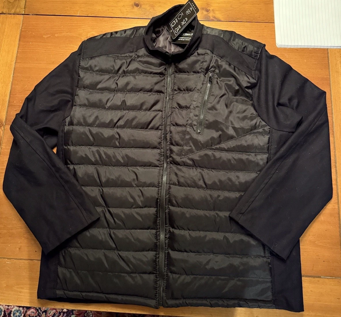 Men’s Black Winter Coat *NWT* Like On “ TRACKER” SIZE S/M