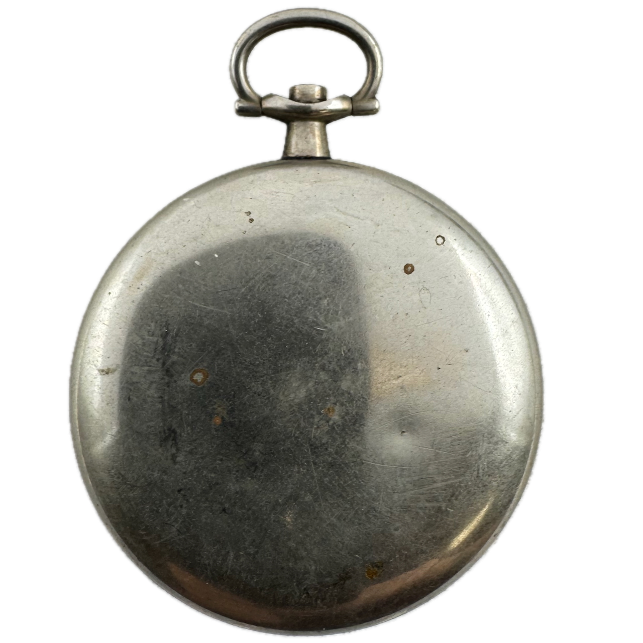 Antique Keystone 6 Size Open Face Pocket Watch Case Nickeloid Smooth USA