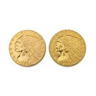 1925-1928 $2.50 Indian Head Quarter Eagle U.S. Gold Coin NR Lot of 2 #C725-3