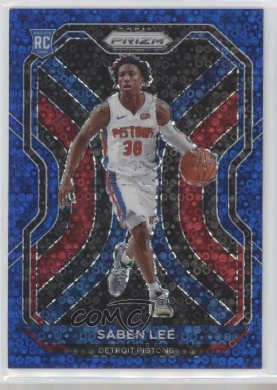 2020-21 Panini Prizm Fast Break Blue Prizm 151/175 Saben Lee #261 6o3
