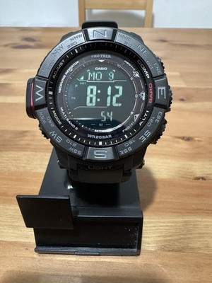 Casio Pro Trek Men's Watch PRW3510Y Solar Triple Sensor Digital Black Resin 3444