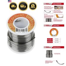 Stained Glass Solder 1Lb Tin Lead Melting Glass Craft Supplies