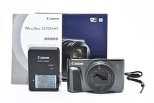 Canon PowerShot SX720 HS Digital Camera Black Junk Body Missing Screws