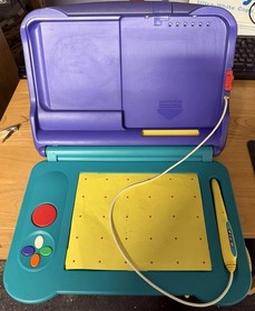 Sega Pico Game System with 2 Games  In Original Box Tested  No Ac Cord Included