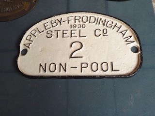 Appleby Frodingham Steel D Wagon Plate Steam Railway Builders 1930