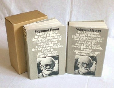 Sigmund Freud - Gesammelte Werke in zwei Bänden (Schuber) Hauptwerke 1200 Seiten