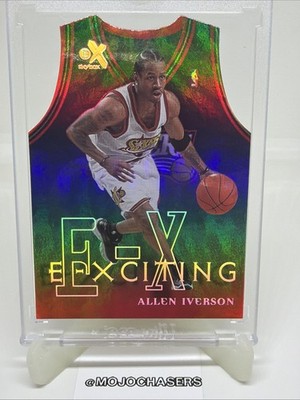 ALLEN IVERSON - 1999-00 Fleer E-X E-Xciting Insert