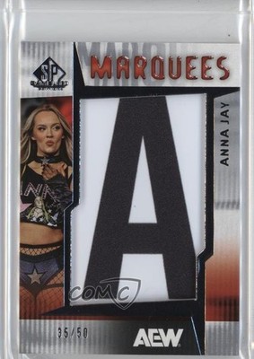 2025 SP Game Used AEW Marquees 35/50 Anna Jay #MQ-AJ 0o5