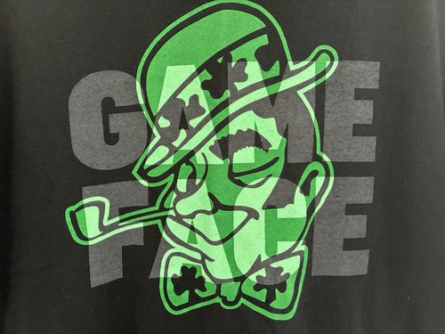 Camiseta de algodón Gildan para hombre Boston Celtics baloncesto #CUsRise cara de juego negra XL - Imagen 4 de 5