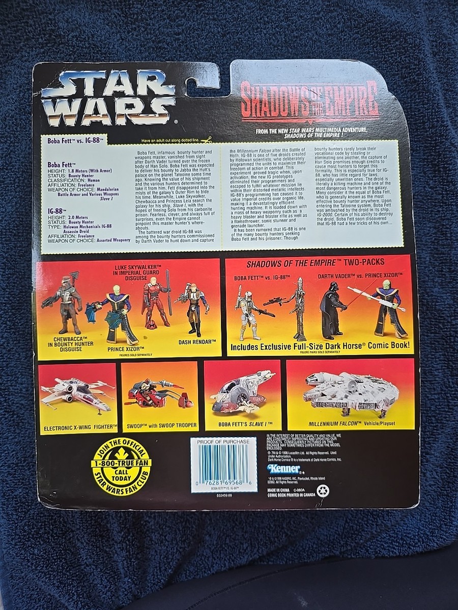 Kenner Star Wars Shadows of the Empire Boba Fett Vs. Ig 88