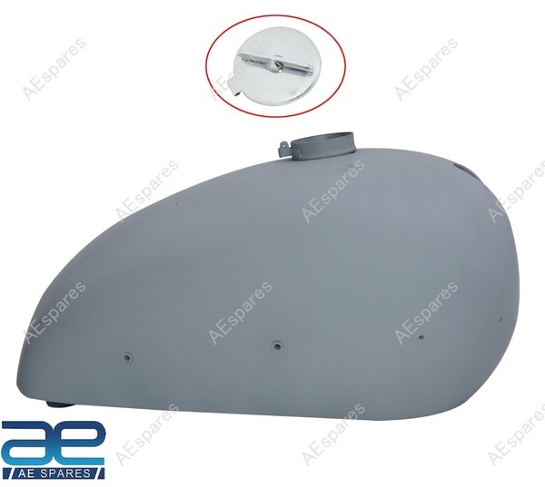 Benzin Benzintank Stahl Primer Beschichtet Mit Kappe FüR Panther M100 600Cc 1947-image