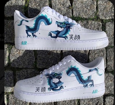 custom air force 1 dragon