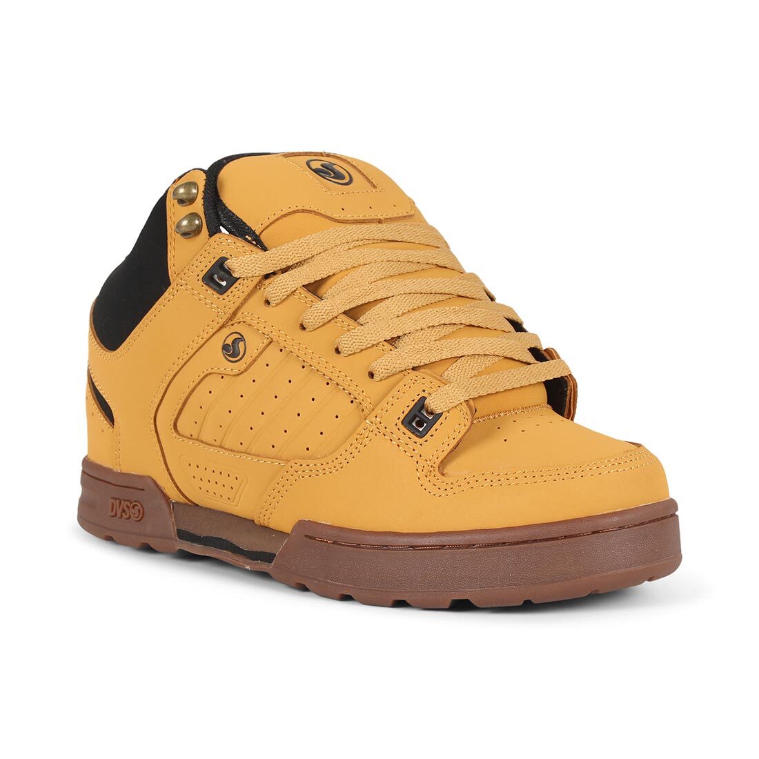 DVS Estilo Militar Botas - Gamuza / Negro