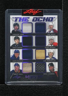2023 Leaf Ultimate The Ocho Purple Spectrum /10 Jaromir Jagr Joe Sakic #TO-6 HOF