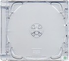 CD Super Jewel Box 10.4mm Double 2 Disc Super Clear Tray Replacement Case LOT